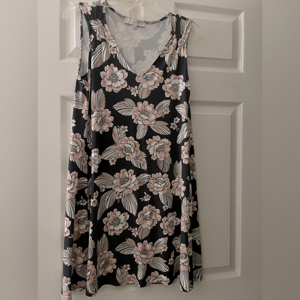 Like New! LOFT DRESS FLORAL XS